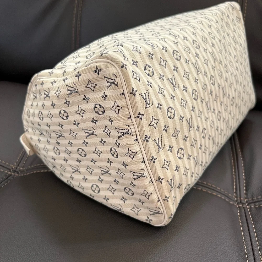 Louis Vuitton Monogram Mini Lin Speedy 30 - Picture 7 of 13